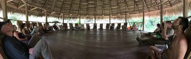 A ceremony circle in Peru